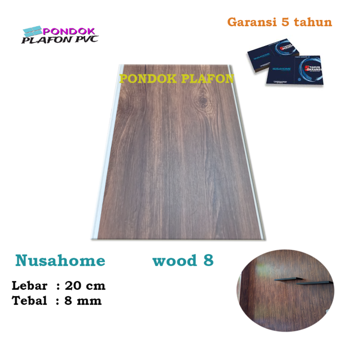 Plafon Nusahome Wood 8: Keindahan dan Kualitas yang Tahan Lama