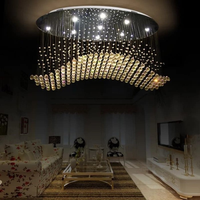 Lampu Hias Kristal Plafon Gantung: Solusi Pencahayaan Mewah untuk Ruang Tamu, Kamar Hotel, dan Villa