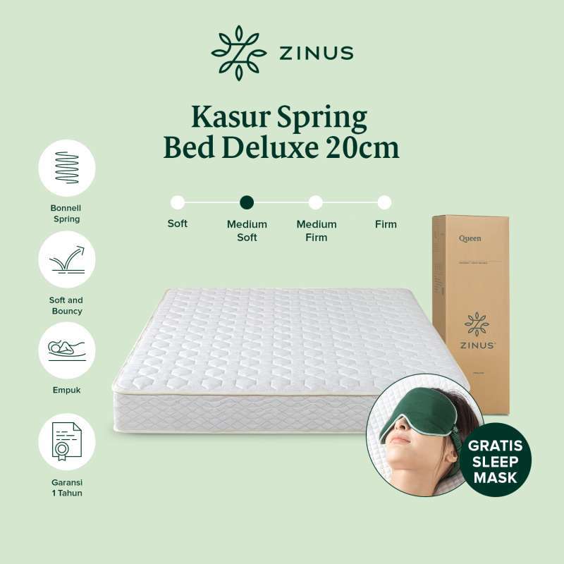 Kasur Zinus Spring Bed Deluxe: Kenyamanan dan Kualitas Tinggi