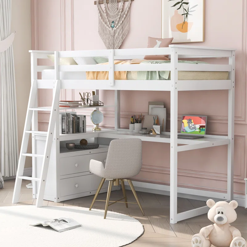 Pilihan Tempat Tidur Anak Loft dengan Meja Belajar Terbaik