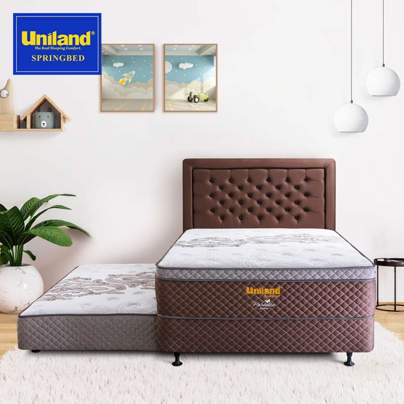 Tempat Tidur Uniland® Springbed 2 in 1 Rivera Ashton: Nyaman dan Multifungsi